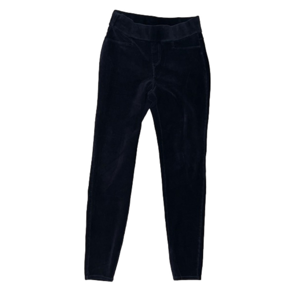 Black velour classic apparel khakis & company size small pants